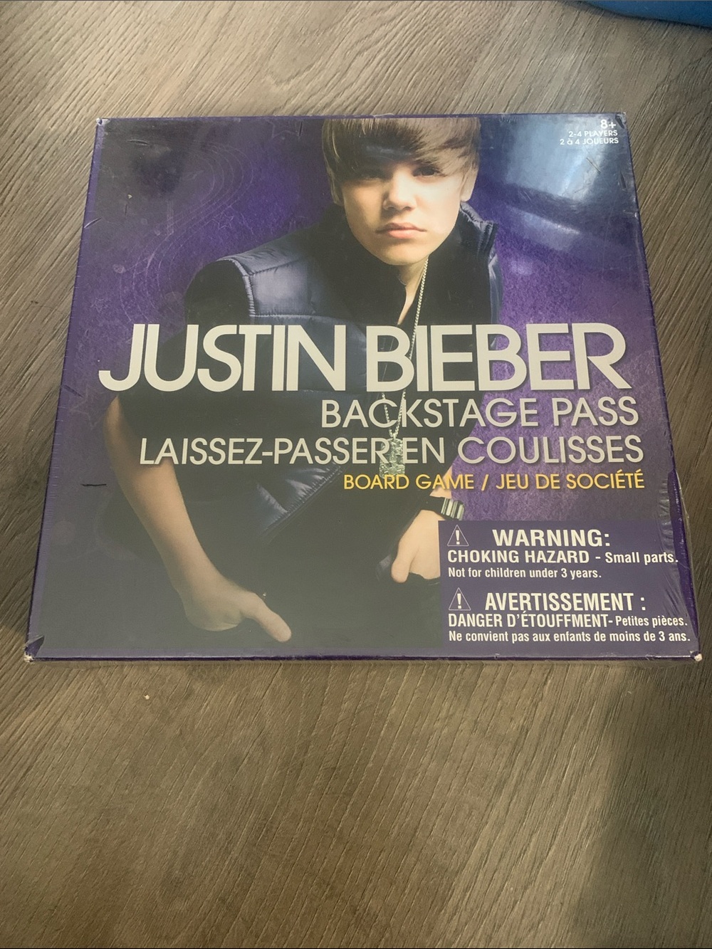 Justin Bieber Backstage Pass Board Game NEW SEALED 2011